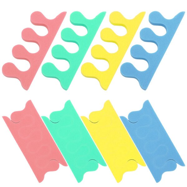 20pcs (10 pairs), Toe Separator Pedicure Toe Separators, Toe Separators Pedicure for Nail Polish Nail Salon, for Women & Girls - Image 2