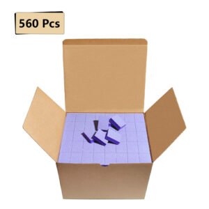 Alternative view of NAILPINKS, Mini Nail Buffer Blocks for Nail Salon and Nail Shop, Nail Polisher, Manicure Tool, Shine Nails 60/100 Grit Sponge Buffing Sanding Block File Manicure Tools Bulk 560Pcs, Purple, Professional Salon Manicure Tools