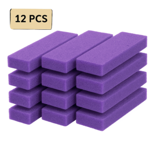 Pumice Stone for Feet -12 PCS Disposable Callus Remover for Nail Salon Pedicure (Purple)