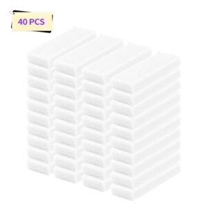 Alternative view of Pumice Stone for Feet -40 PCS Disposable Callus Remover for Nail Salon Pedicure, 3.0in*1.6in*0.5in (White)