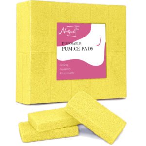 Coarse Pumice Stone for Feet -40 PCS Disposable Callus Remover for Nail Salon Pedicure,Yellow