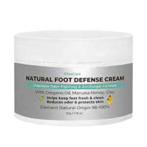 iMaxCare, Natural Foot Defense Cream | Advanced Medicated Moisturizer for Dry, Cracked Skin
